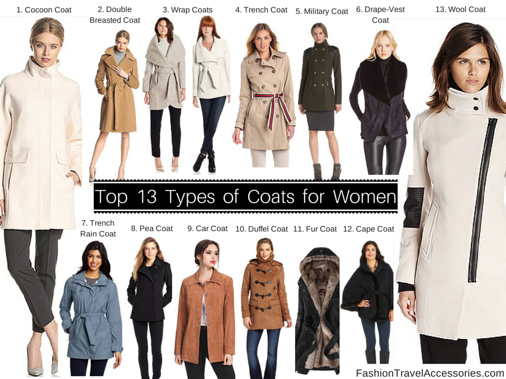 Top 13 Types of Coats for Women to Wear Winter, Fall, Spring