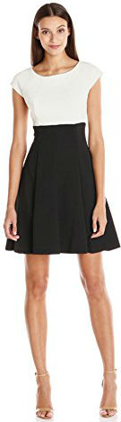 16 Gabby Skye Women's Fit and Flare 2fer Dress