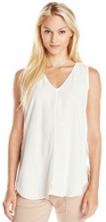 2 Summer Tops For Paris Adrianna Papell Women's Tulip Hem Tank