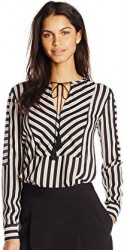 5 Spring Paris Top Rachel Zoe Women's Mairi Tassel Stripe Blouse